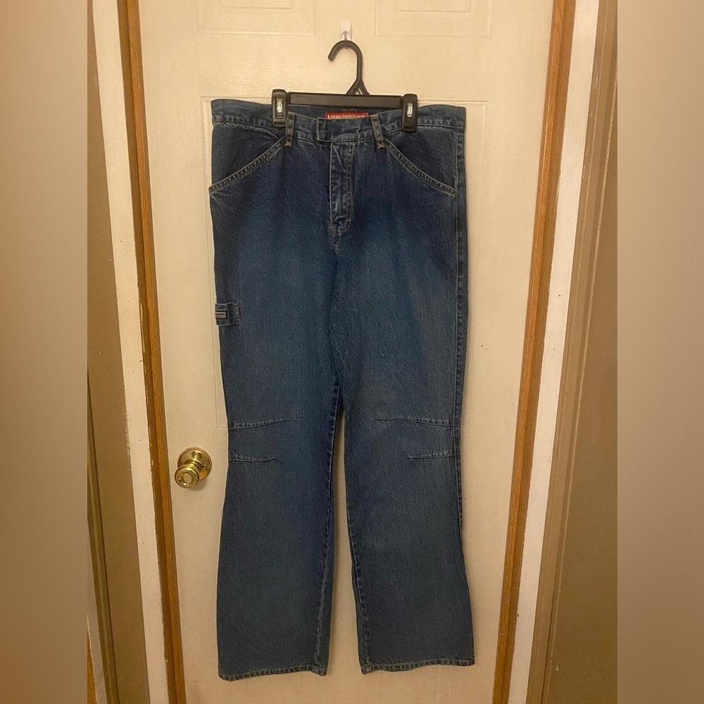 VTG UNIONBAY Y2K  Relaxed Dark Blue Carpenter Jeans
